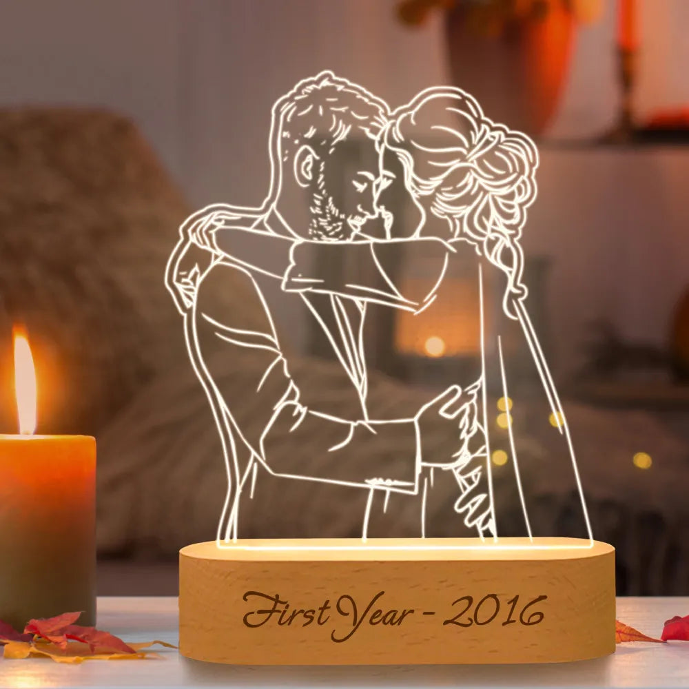 Personalized 3D Photo Lamp