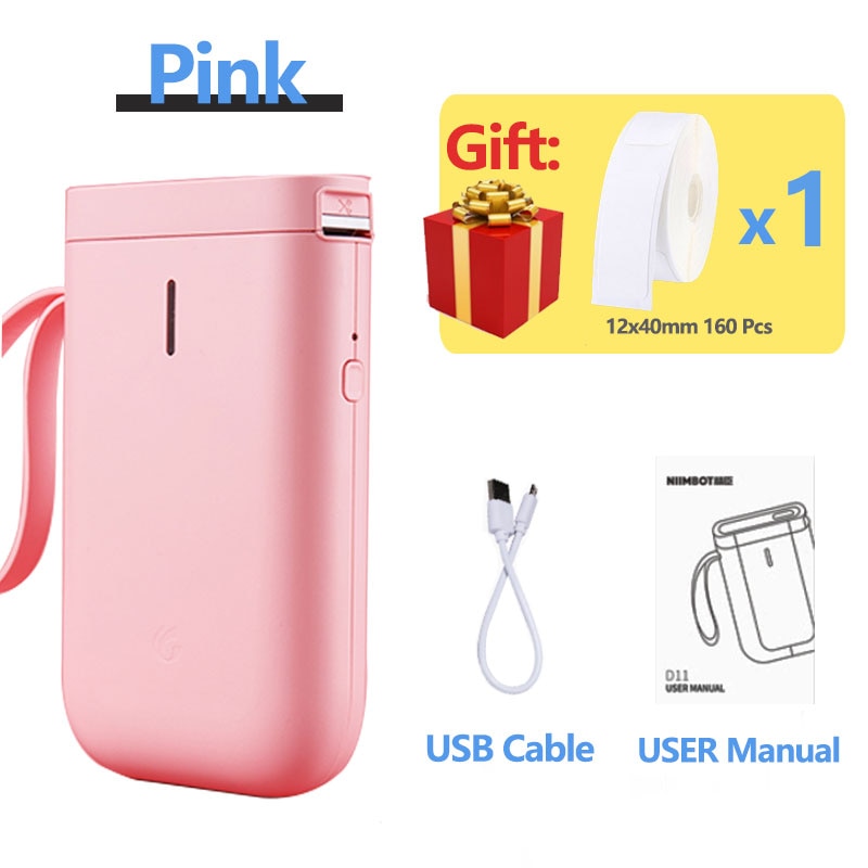 Wireless Label Printer- Pink