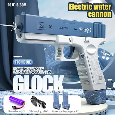 Automatic Toy Water Gun- blue standard