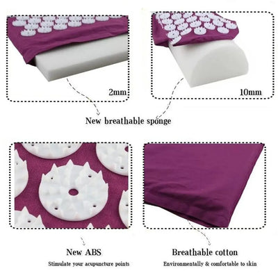 Acupressure Mat With Pillow