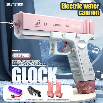Automatic Toy Water Gun- pink