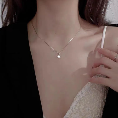 Shiny Moissanite Necklace