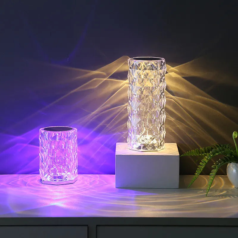 LED Bedside Crystal Lamp